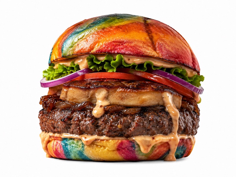 Burger Multicolor Foie Gras